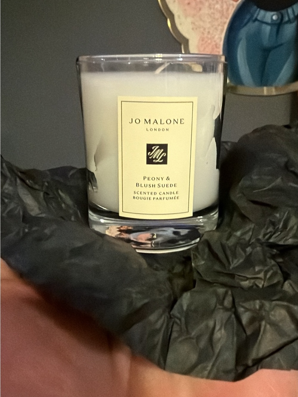 Jo Malone Cream & Clear Glass Peony Scented Candle